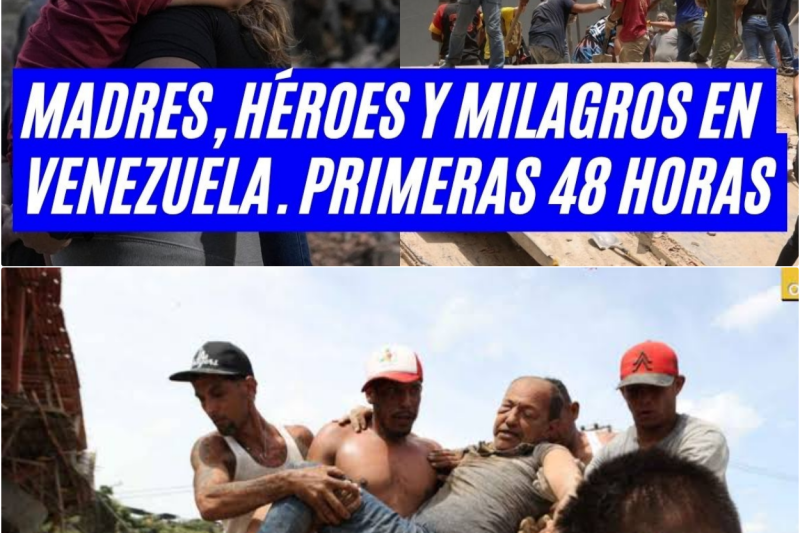Milagros entre ruinas y el dolor de una nación: La desgarradora carrera contra el tiempo por hallar sobrevivientes tras el devastador terremoto en Venezuela