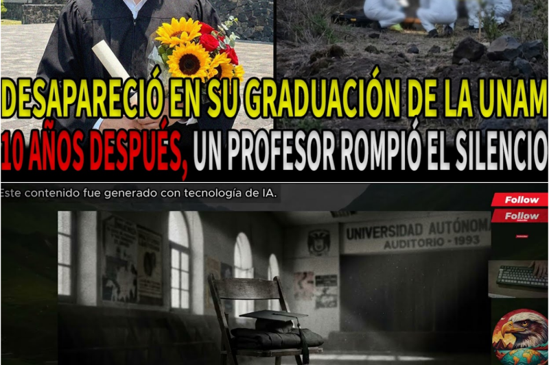 El estudiante que desapareció el día de su graduación y el oscuro secreto de su profesor.