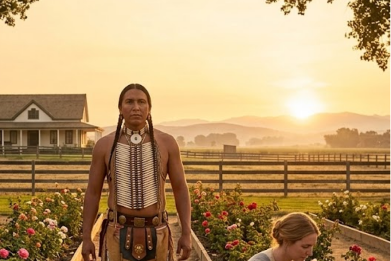 El Apache pidió una esposa por carta… pero todas huían al ver su casa… hasta que una se quedó