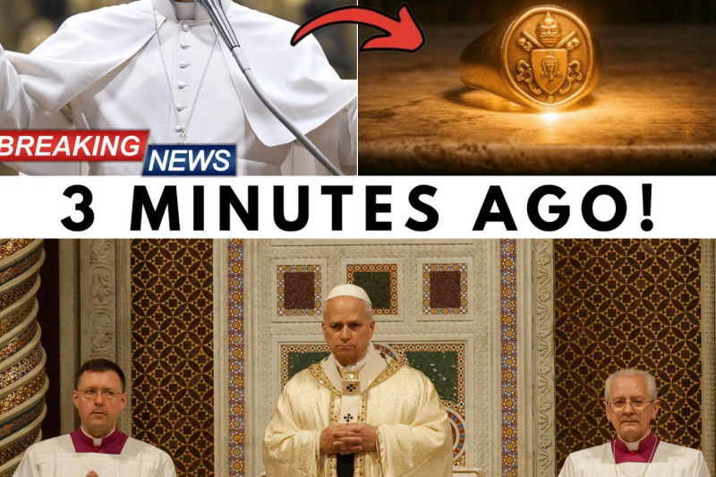 El misterio que estremece al Vaticano: El anillo del Papa Leo XIV emite un resplandor místico en el altar de San Pedro y una voz oculta lanza una inquietante advertencia