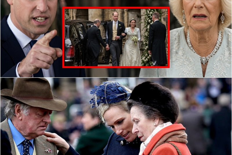 William y Ana le tendieron una trampa. La reina, obligada a salir por la puerta de servicio.