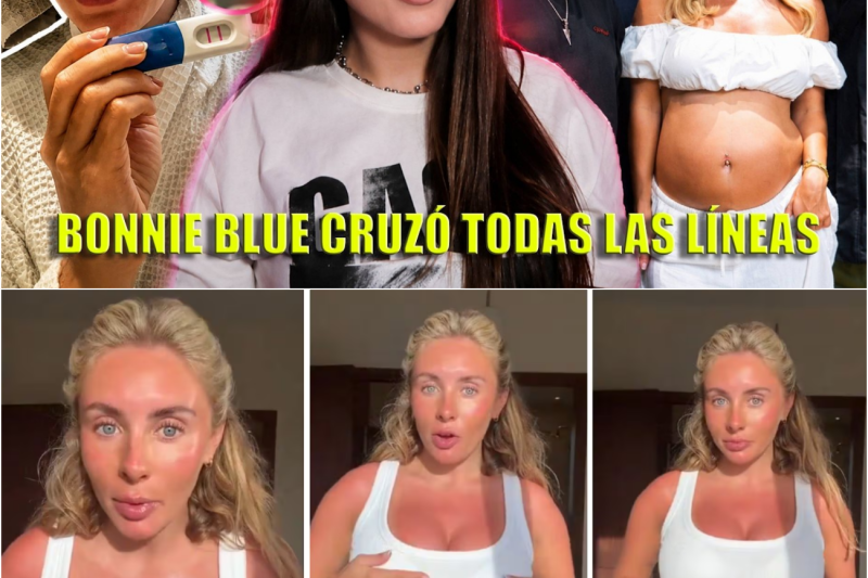 Grotesco espectáculo en internet: La indignación global ante el polémico baby shower de contenido explícito de Bonnie Blue pone en alerta a los servicios sociales