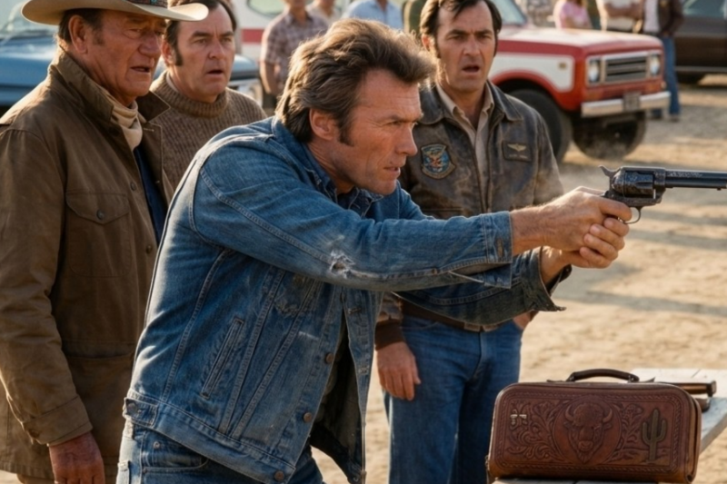 John Wayne Retó a Clint a un tiroteo – Lo que sucedio Sorprendio a Todos