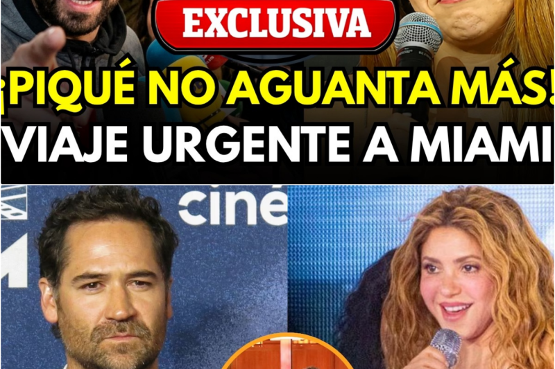 El Colapso de Piqué: El Viaje Desesperado a Miami, un Documento Absurdo y la Venganza Silenciosa de Shakira que lo Cambia Todo