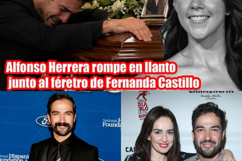 El último adiós: La desgarradora despedida de Alfonso Herrera a Fernanda Castillo