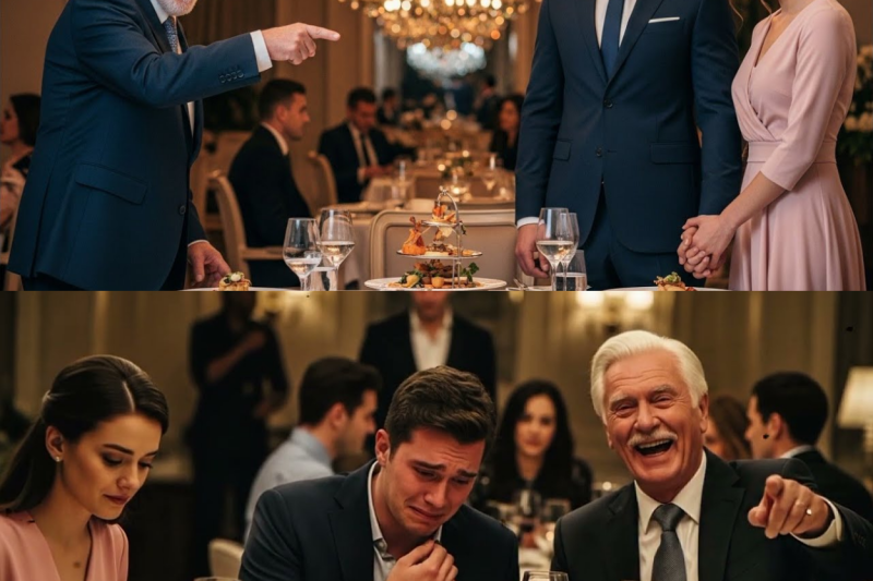 ESTÁ A SU NIVEL” — EL PADRE MILLONARIO SE BURLA DE ELLA… PERO ELLA CAMBIA TODO EN LA CENA