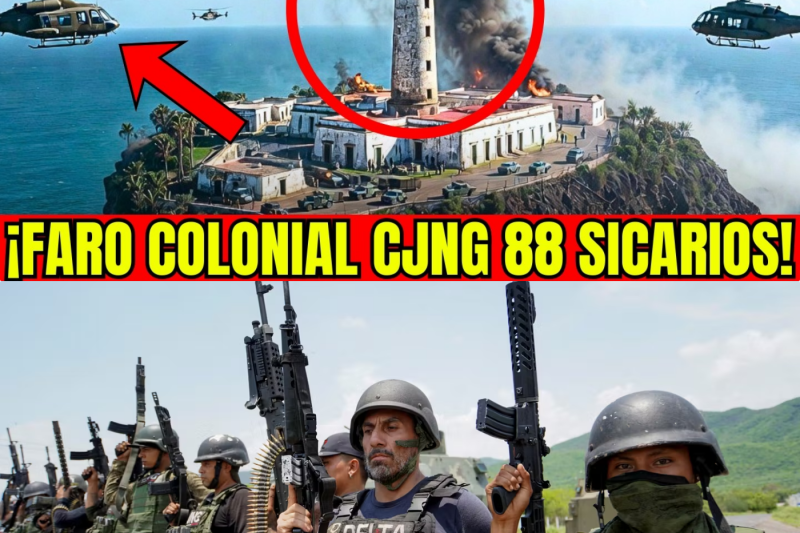 🇲🇽🚨VERACRUZ DESPIERTA EN CRISIS: GAFES CATEAN FARO COLONIAL Y HALLAN ARSENAL DEL CJNG: 88 SICARIOS