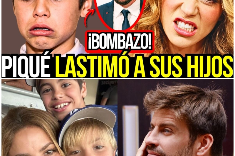 ¡BOMBAZO! El humillante comentario de Piqué que destruyó su propia imagen frente a sus hijos y desató la furia de un continente entero