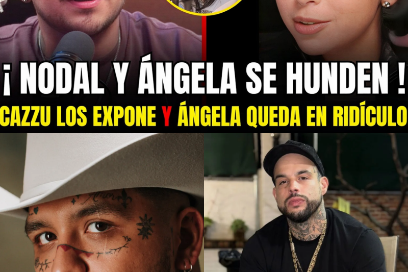 ¡BOMBA! Ángela Aguilar, Nodal y Cazzu: Entre Traiciones, Demandas y Verdades Ocultas que Sacuden el Espectáculo
