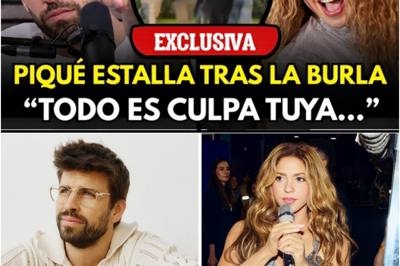 Piqué estalla en vivo: El día que el orgullo venció al silencio y reactivó el huracán Shakira