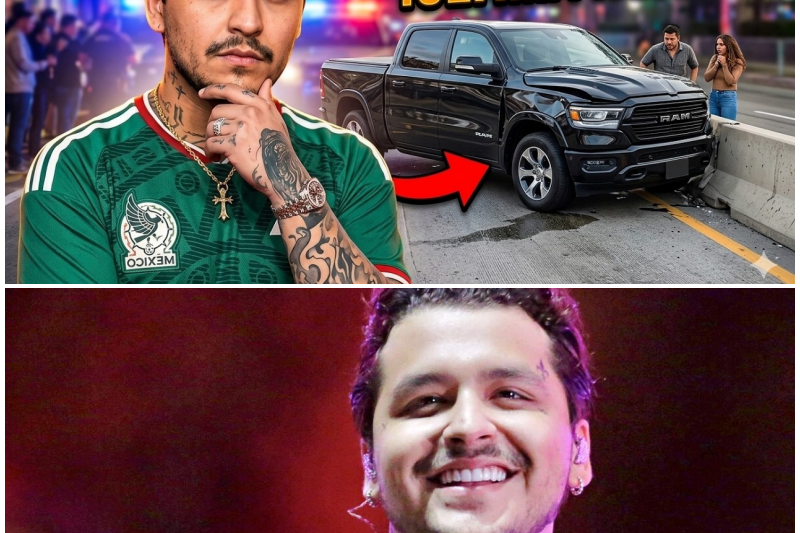 El Impactante Accidente de Tránsito de Christian Nodal: Cómo su Propia Imprudencia, Excesos y Ego Casi le Cuestan la Vida