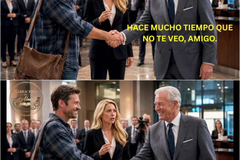 «La gente como tú no tiene lugar aquí», dijo el CEO… hasta que el presidente tomó su mano