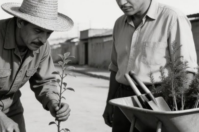Cantinflas vio jardinero plantando ÁRBOLES GRATIS en barrios sin verde—quién le pagaba lo PARTIÓ