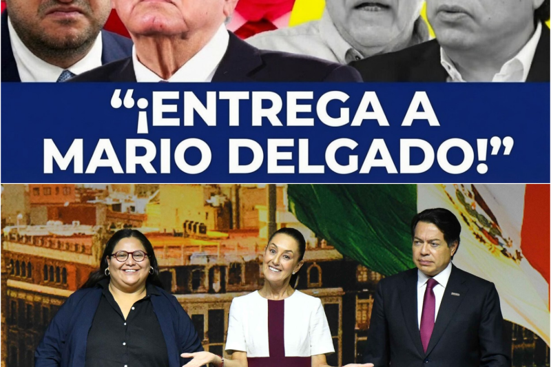 ¡Jaque Mate en Palacio! El Plan Maestro para Sacrificar a Mario Delgado y Proteger a la Dinastía en Medio de la Tormenta Internacional
