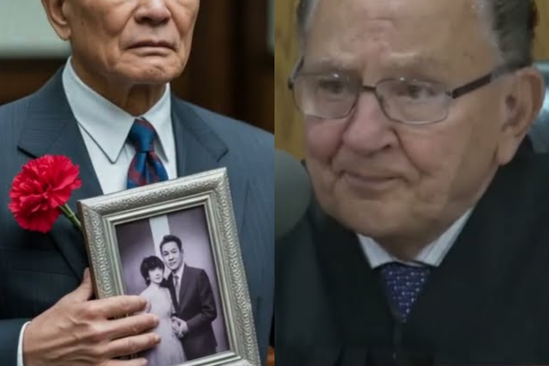 Anciano de 82 Años Renueva Sus Votos en el Tribunal… El Juez Caprio No Pudo Contener las Lágrimas
