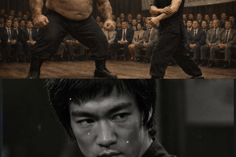 Hombre 450 Libras Ofreció 50,000 Dólares Resistir 8 Segundos — 150 Fallaron — Bruce Lee Terminó 5