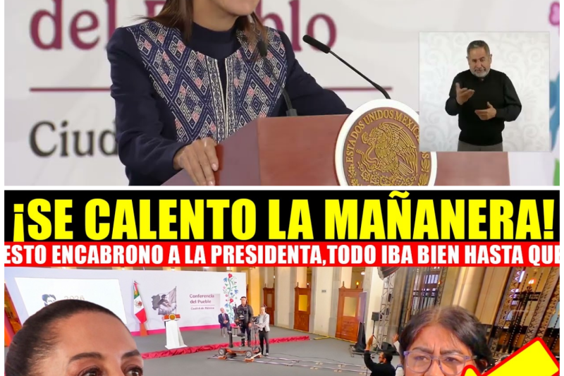 ESTA REPORTERA SE VOLO LA BARDA CON ESTO QUE HIZO EN VIVO, HASTA QUE HIZO ENCABRON4R A LA PRESIDENTA