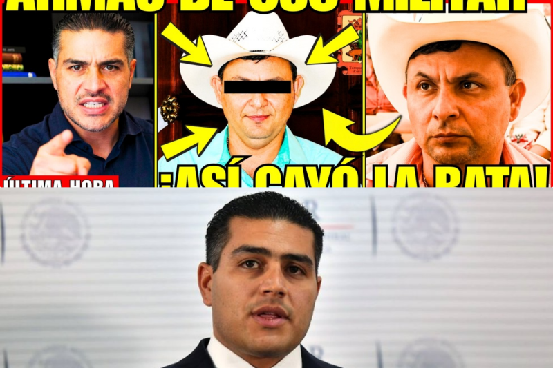 ¡HARFUCH CAZA al ALCALDE de SAN LUIS POTOSI con ARMAMENTO de USO EXCLUSIVO MILITAR y DINERO!