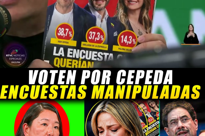 Grave denuncia por manipulación de encuestas y simulacros de opinión pública para influir en las elecciones presidenciales de Colombia