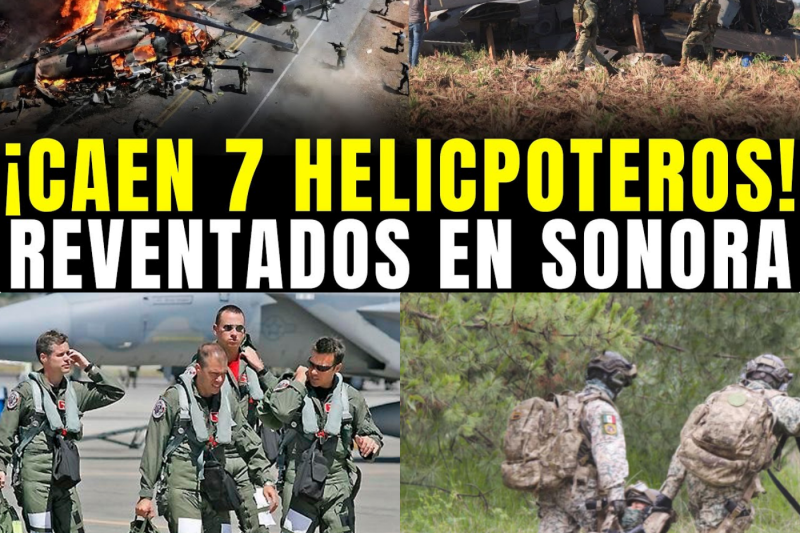 Lluvia de Fuego en Sonora: La Batalla Aérea Histórica donde México y la DEA Aniquilaron la Flota Militar del CJNG