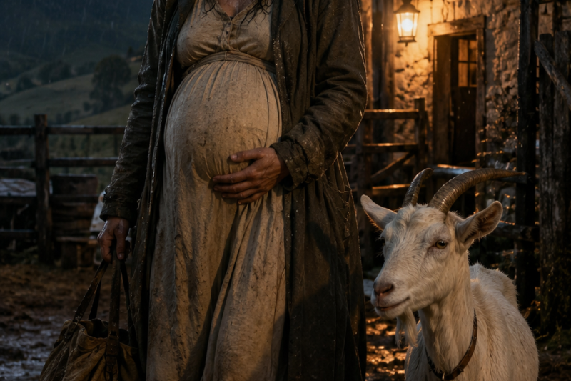 Embarazada y Sola, Se Refugió En Un Rancho Con Una Cabra Lechera… Una Nueva Historia Comenzó