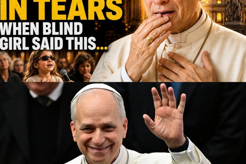 El llanto del Papa León XIV: La conmovedora historia de la niña ciega que reconoció a Dios en una vieja grabación y cambió el corazón del Vaticano