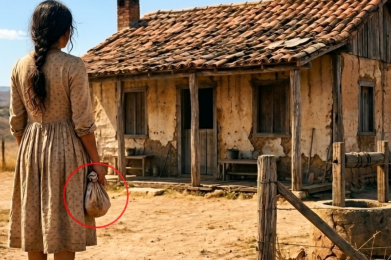 Expulsada de Casa, Se Refugió en un Rancho Abandonado… sin Saber que Alguien la Observaba