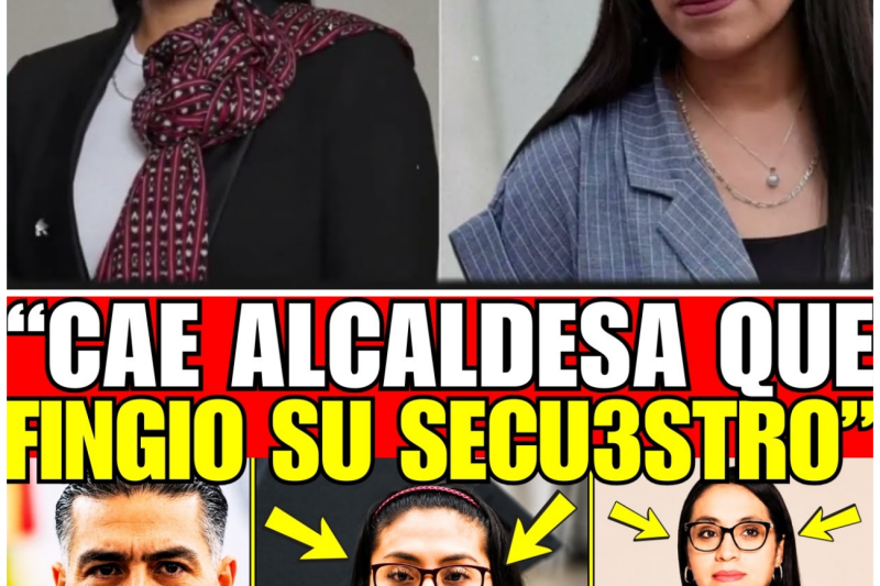 ¡HARFUCH CAZA a ALCALDESA QUE FINGIÓ SU SECU3STR0 PARA ROBARSE 40 MILLONES DE PESOS!