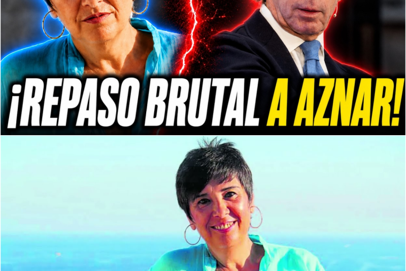 ¡INCREIBLE! ASI ES COMO NIEVES CONCOSTRINA HUMILLÓ A AZNAR EN DIRECTO