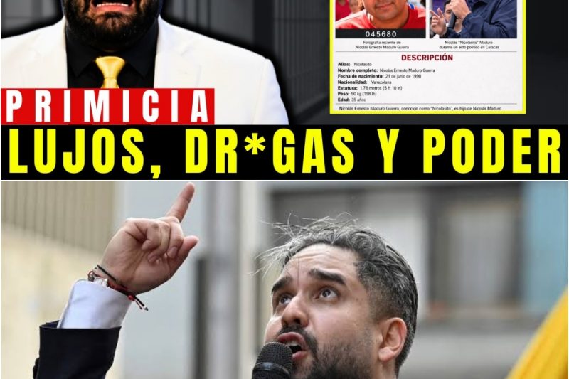 LO QUE SALE AL DESCUBIERTO DE NICOLASITO MADURO: DESCENDIENTE del NARCOESTADO que DESANGRÓ Venezuela