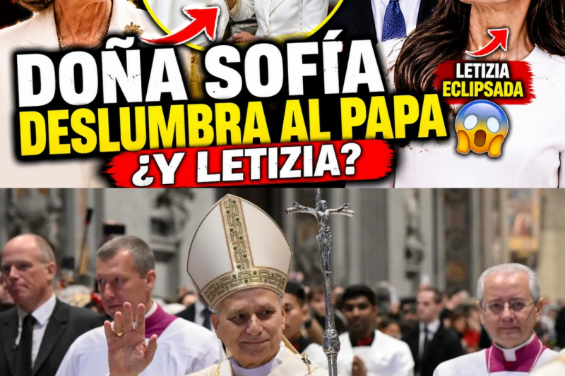 El día que la Reina Sofía eclipsó a Letizia Ortiz: Un traje revolucionario, el beso prohibido y las tensiones ocultas en el encuentro histórico con el Papa León XIV