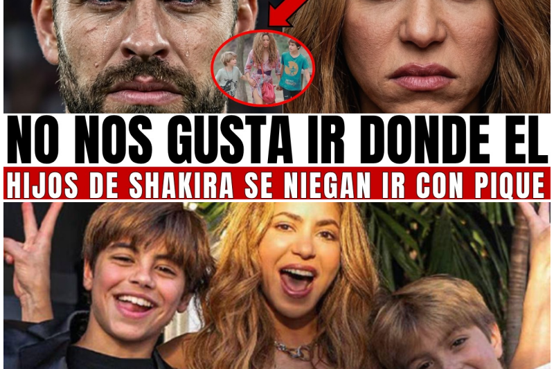 El Silencio Más Cobarde: La Dolorosa Verdad por la que Milan y Sasha se Niegan a ver a Piqué