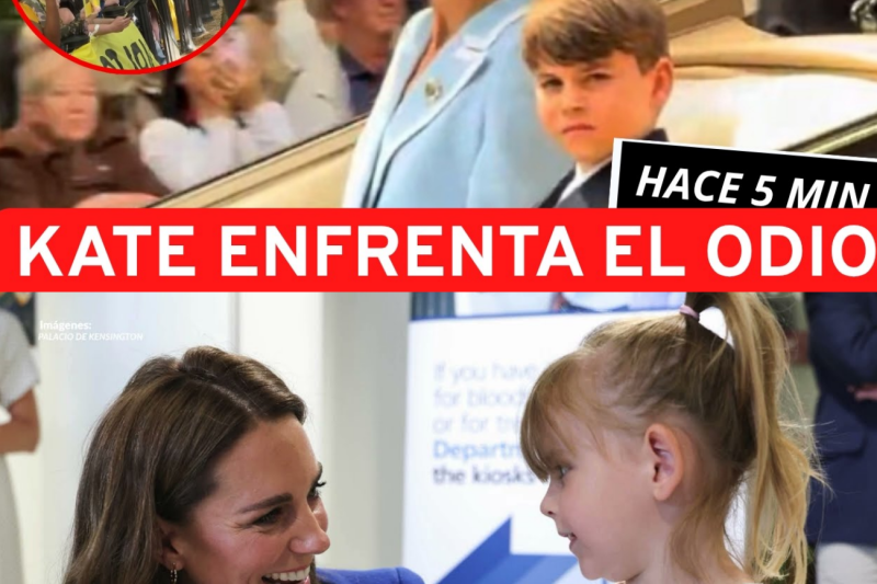 El instante de máxima tensión de la princesa de Gales frente a las protestas y el marcado contraste con el príncipe Harry