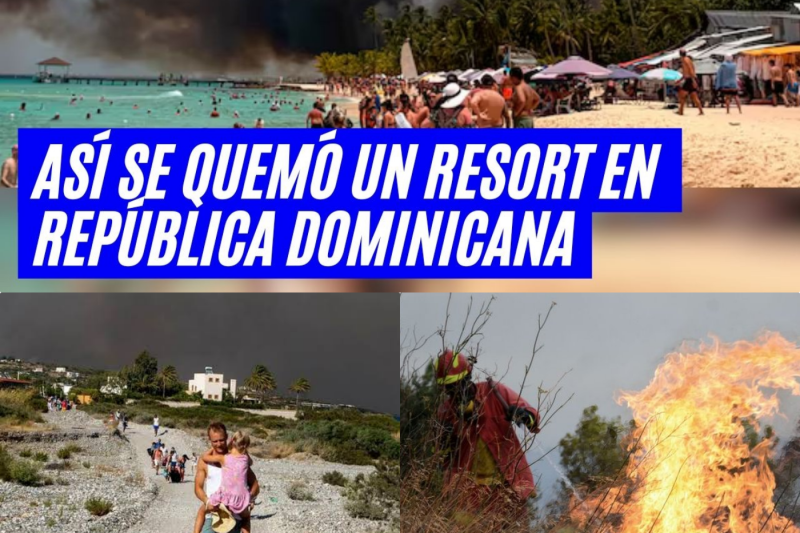 Pánico en el Paraíso: Feroz Incendio Devasta Lujoso Resort en el Caribe y Desata el Caos Entre Miles de Turistas