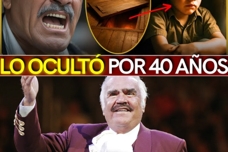El Hijo Oculto: La Doble Vida de Vicente Fernández y el Secreto que Destrozó su Legado