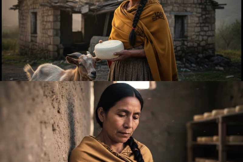 La acusaron de robar el queso que ella misma había hecho… y convirtió el queso de su abuelo…