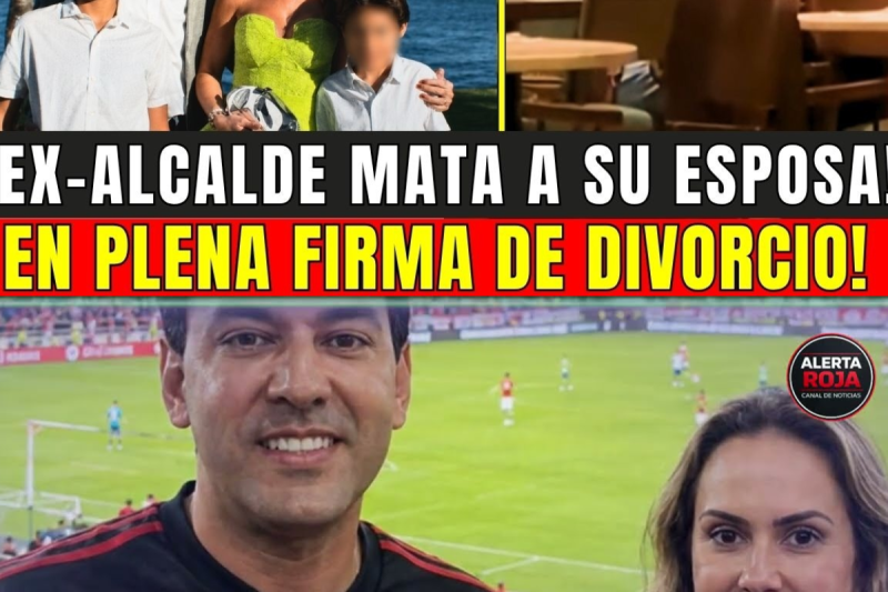 ¡FEMINICIDIO EN BRASIL! EXALCALDE MAT4 A SU ESPOSA DURANTE DIVORCIO EN UN DESPACHO JURIDICO