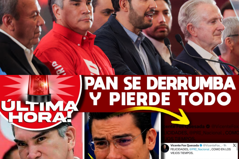 ¡Catástrofe blanquiazul!: El PAN se desploma al séptimo lugar en Coahuila y pierde su registro en una derrota histórica