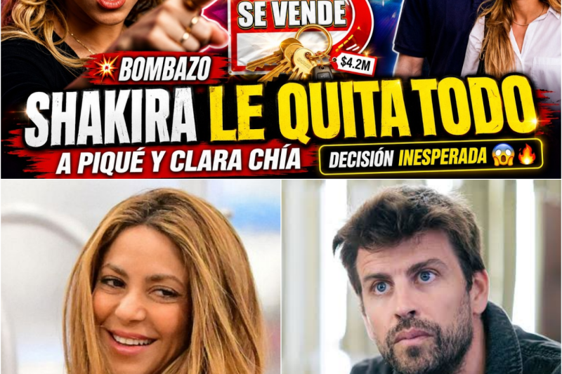 El jaque mate legal de Shakira a Piqué y Clara Chía: la decisión definitiva sobre la mansión familiar que acelera el fin de una era