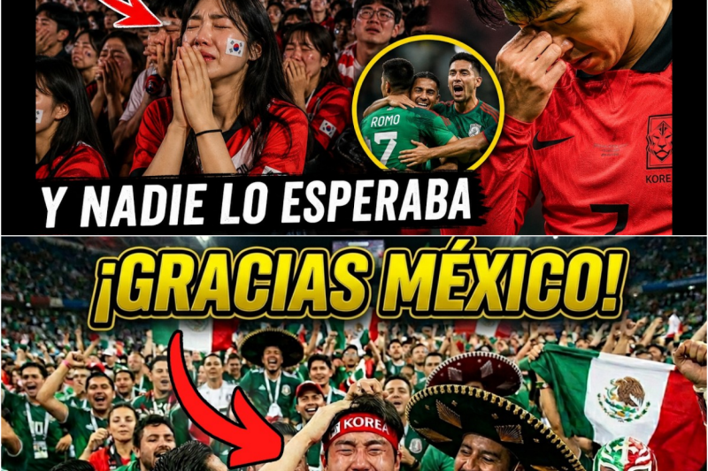 😢 20 MIL COREANOS HICIERON ESTO TRAS CAER ANTE MÉXICO Y NADIE LO ESPERABA