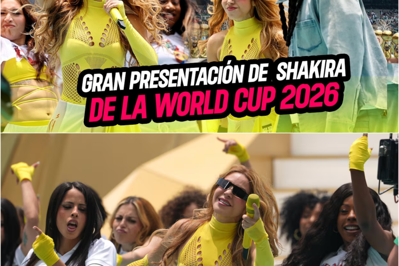 Shakira hace historia nuevamente con una espectacular presentación en la inauguración de la Copa del Mundo 2026 junto a Burna Boy