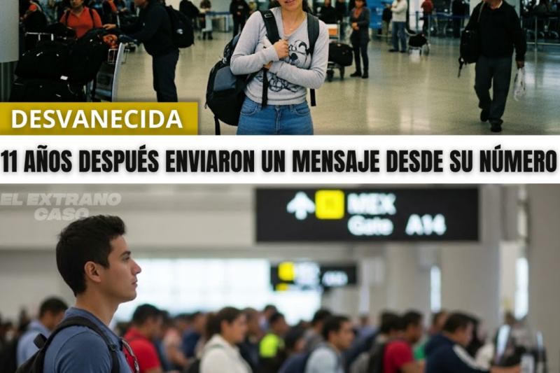 Hermana desapareció en aeropuerto en 2007, 11 años después enviaron un mensaje desde su número