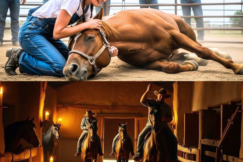 TODOS SE RIERON CUANDO ELLA LLORÓ POR UN CABALLO ENFERMO —PERO NADIE ESPERABA LO QUE VENDRÍA DESPUÉS