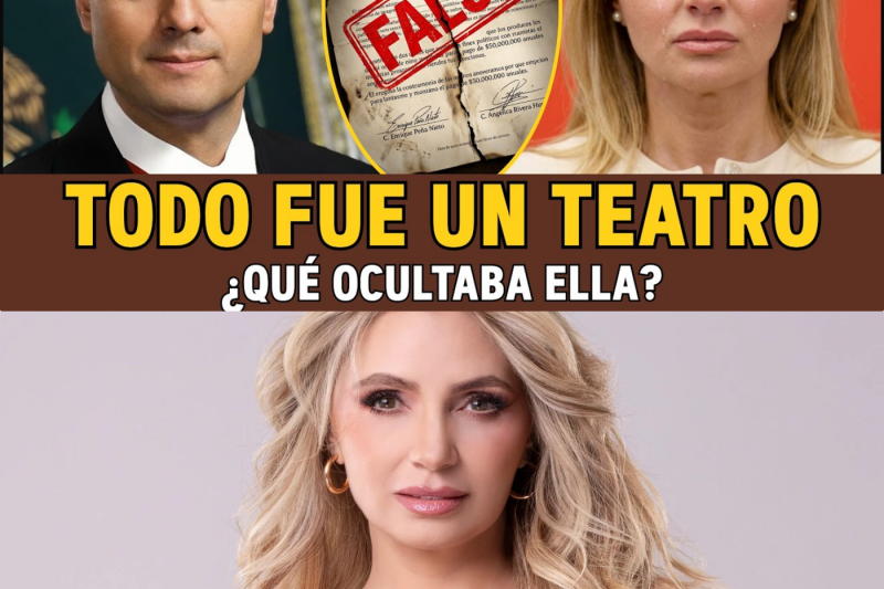 Angélica Rivera: De la Cama del PRESIDENTE a Prófuga… El ‘CONTRATO’ de su Falsa Boda.