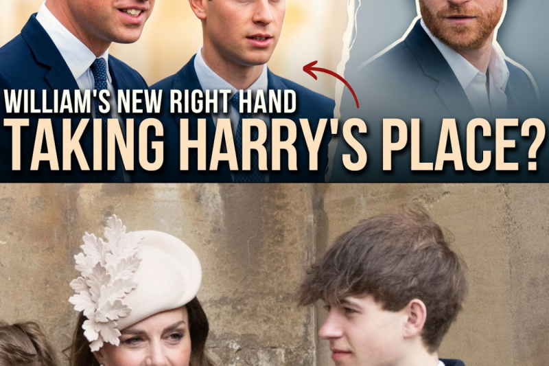 El relevo silencioso de la monarquía británica cómo James el joven conde de Wessex ocupa el vacío dejado por el príncipe Harry al lado de William
