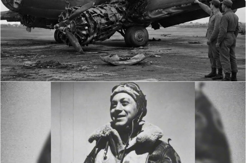 Cuando este caza alemán se incrustó en su B-17 — aterrizó con él aún en su interior