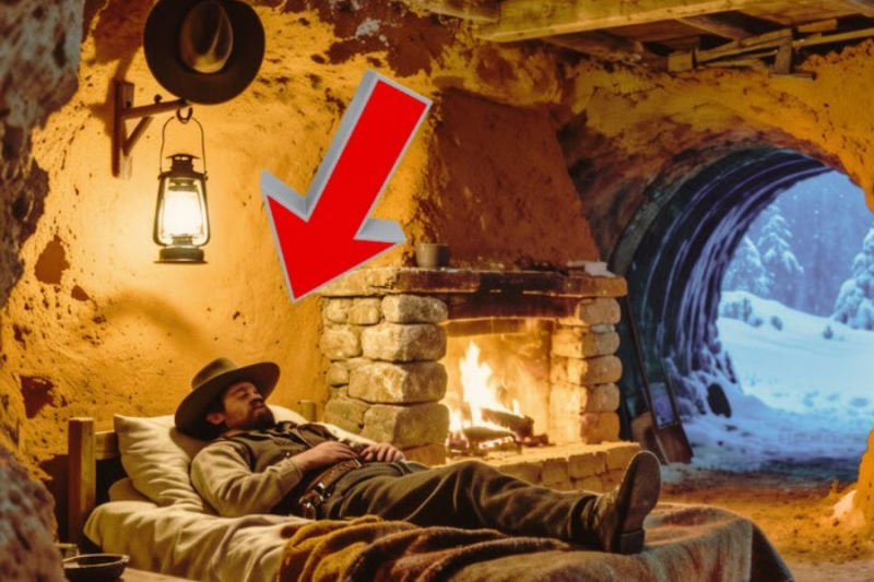 Se burlaron de él por construir un refugio subterráneo oculto… Hasta que el invierno lo confirmó