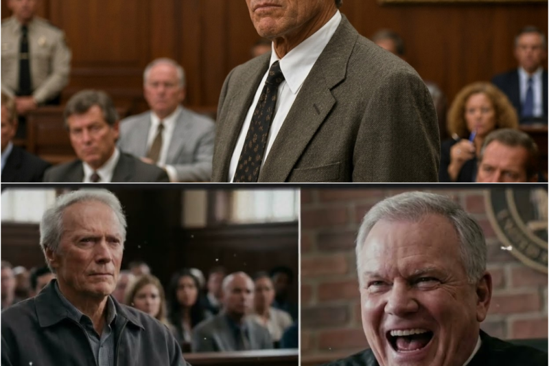 Juez se BURLA de Clint Eastwood en pleno juicio… y se arrepiente segundos después