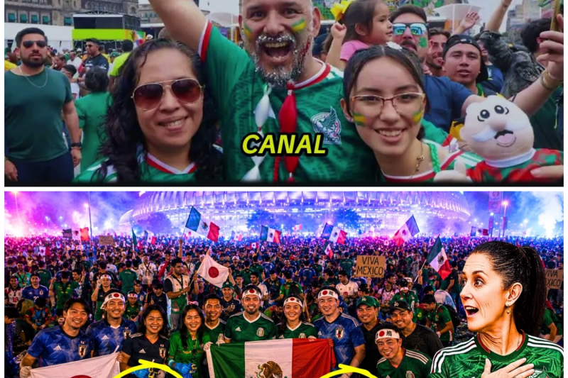 Lo Que Hizo Japón en México Tras Golear en el Partido 1000 Dejó Sin Palabras a Sheinbaum