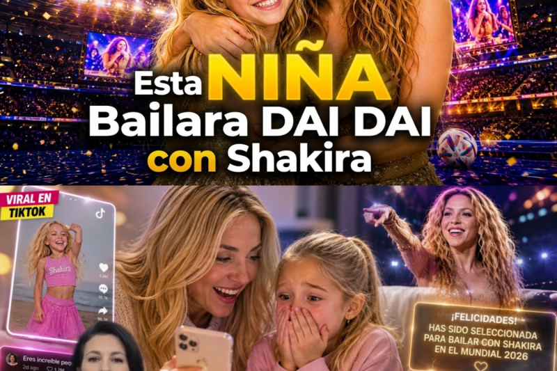 De la sala de su casa al escenario global: Shakira elige a una niña de Miami para bailar en el Mundial